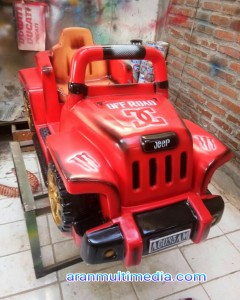 Odong odong model Mobil Jeep Red